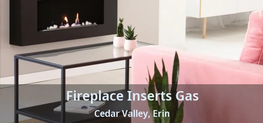 Fireplace Inserts Gas Cedar Valley, Erin - ON