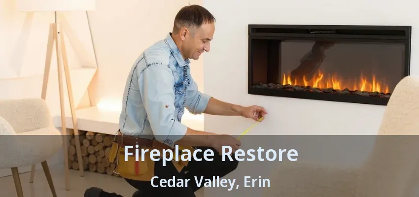 Fireplace Restore Cedar Valley, Erin - ON