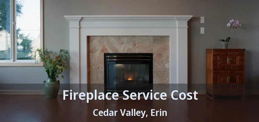 Fireplace Service Cost Cedar Valley, Erin - ON