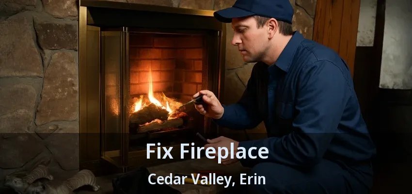 Fix Fireplace Cedar Valley, Erin - ON