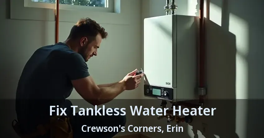 Fix Tankless Water Heater Crewson's Corners, Erin - ON