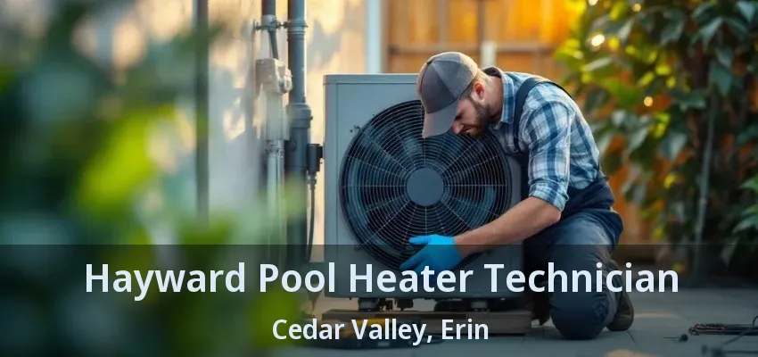 Hayward Pool Heater Technician Cedar Valley, Erin - ON