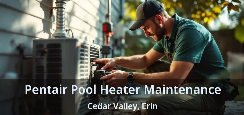 Pentair Pool Heater Maintenance Cedar Valley, Erin - ON