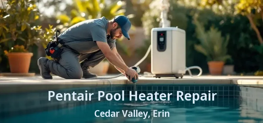 Pentair Pool Heater Repair Cedar Valley, Erin - ON