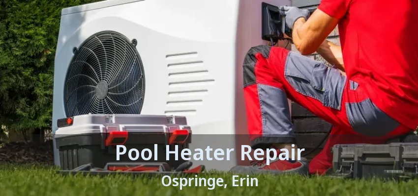 Pool Heater Repair Ospringe, Erin - ON