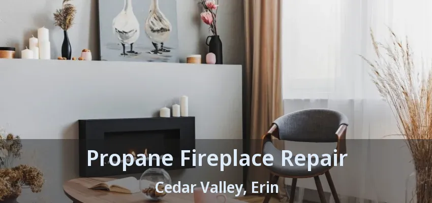 Propane Fireplace Repair Cedar Valley, Erin - ON