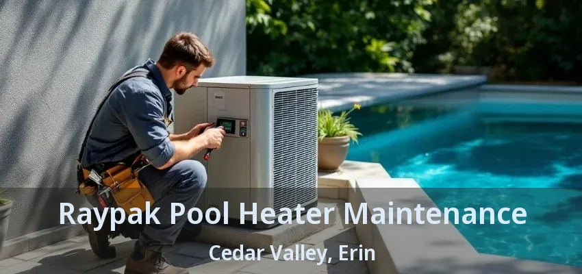 Raypak Pool Heater Maintenance Cedar Valley, Erin - ON