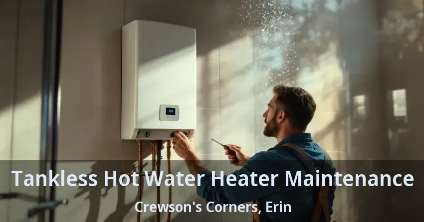 Tankless Hot Water Heater Maintenance Crewson's Corners, Erin - ON